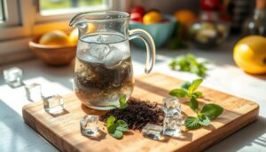 Cold brew tea preparation