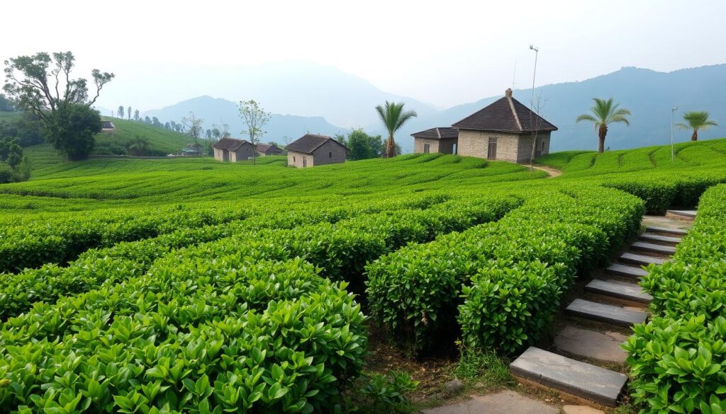 Oolong tea origin in Fujian province