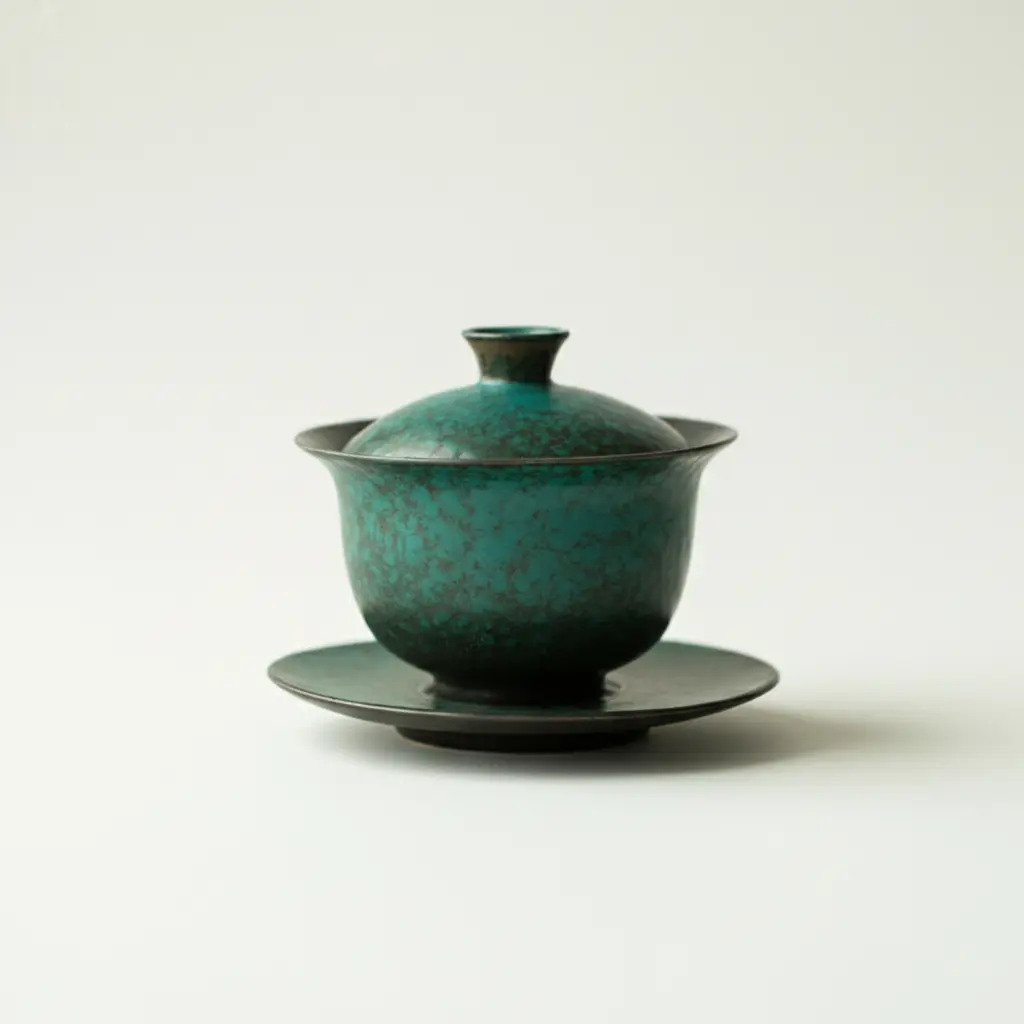 Azenbor Jade Glaze Gaiwan Teapot